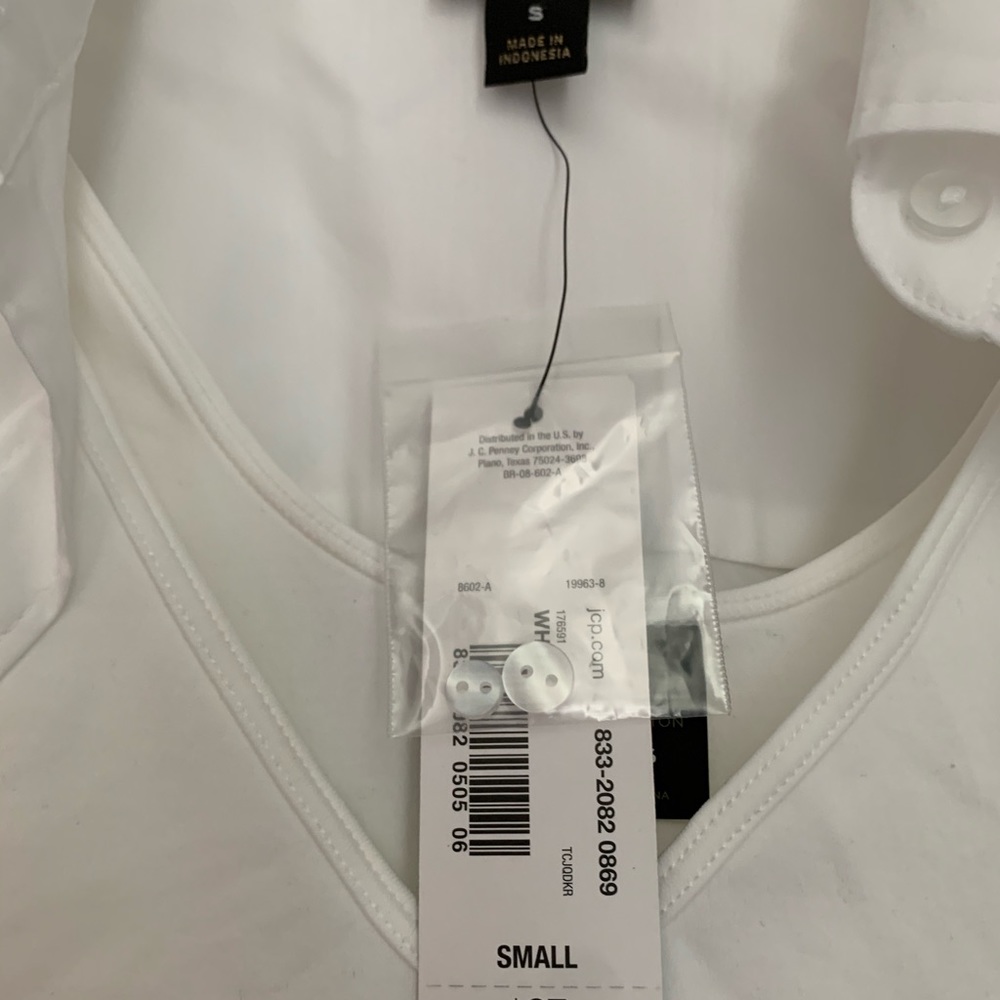 Worthington Button Down Blouse and Tank Top - Picture 4 of 5